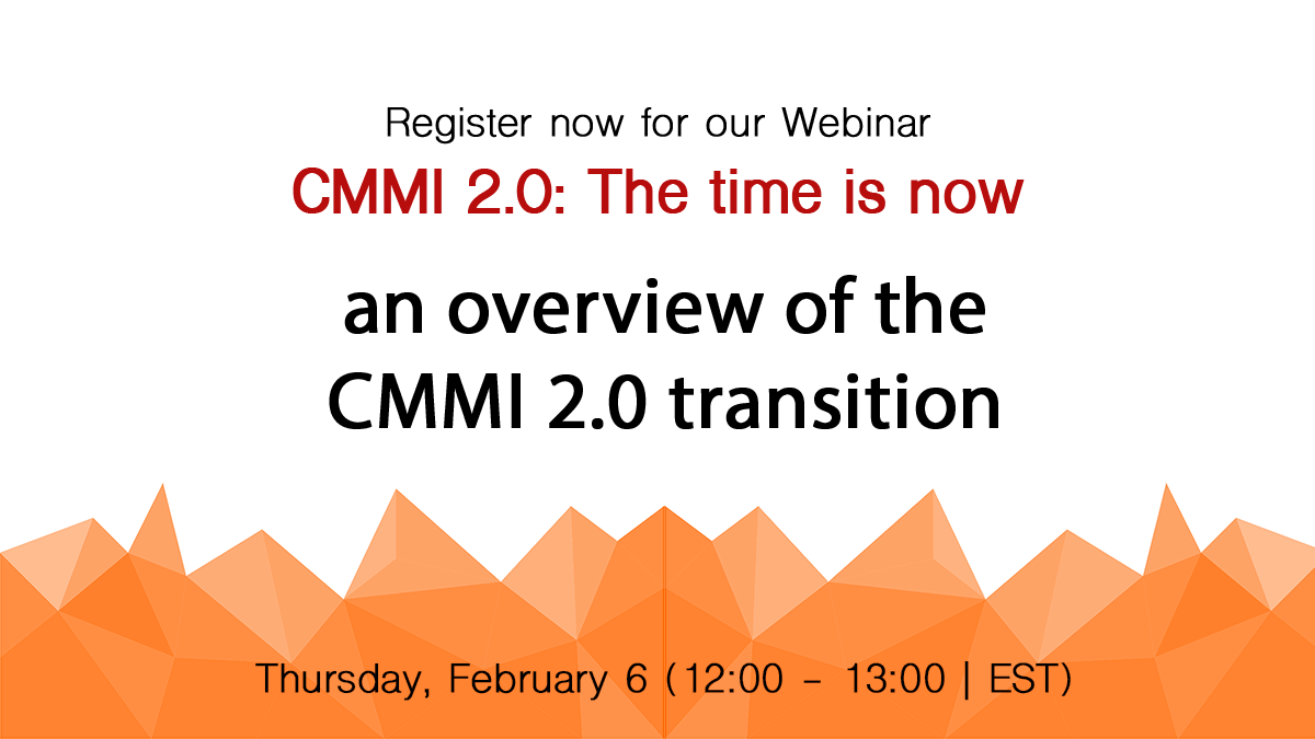 CMMI 2.0: The time is now